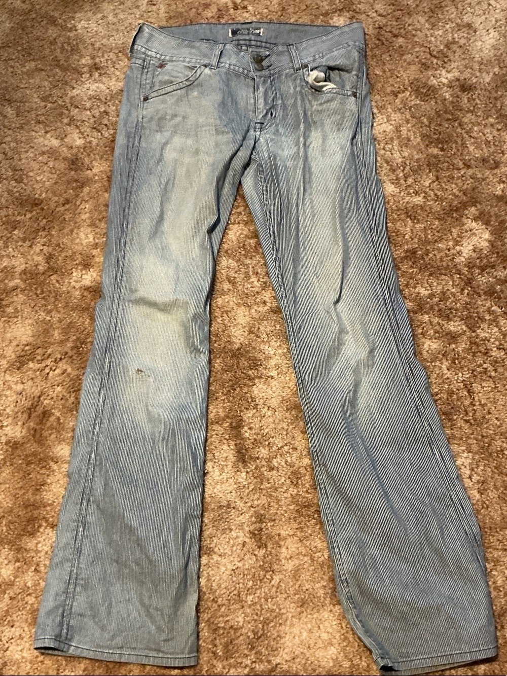 Hudson Jeans Light Blue Flare Wide Leg Jeans